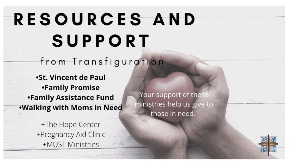 Resources and Support at Transfiguration