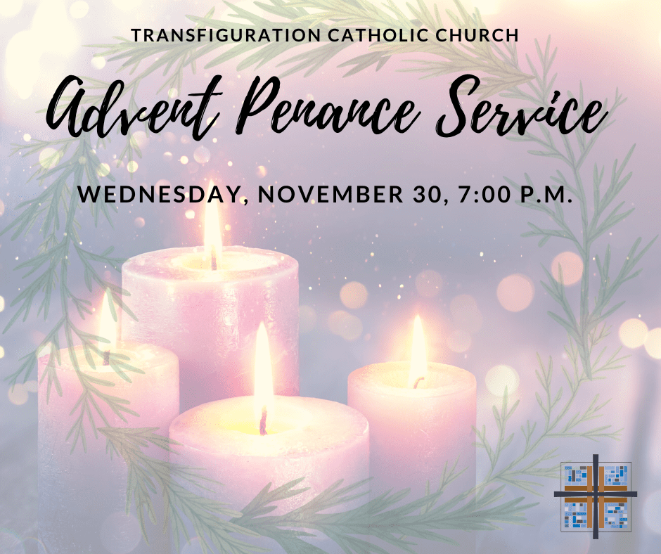 Advent Penance Service and Confession Times