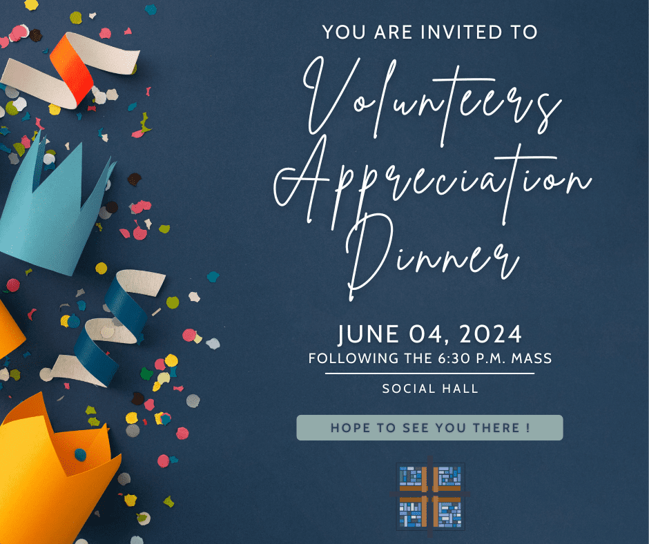 Volunteers’ appreciation Dinner! ¡Cena de agradecimiento a los voluntarios!